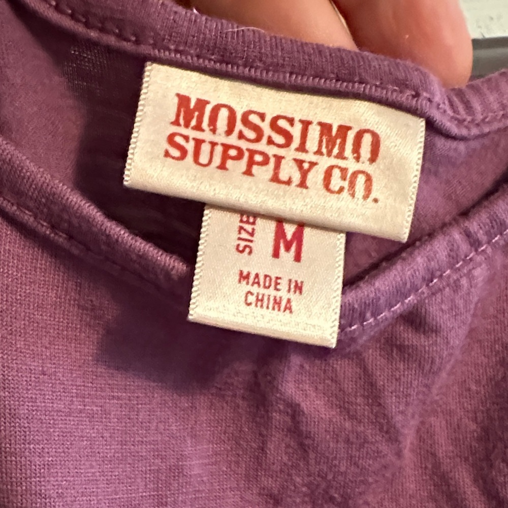 Mossimo Supply Co. Plum Tee-needs to be pressed